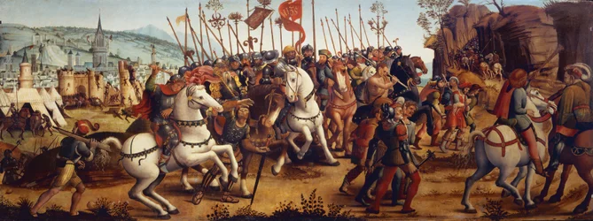 The Defeat of Athens by Minos, King of Crete, from the Story of Theseus